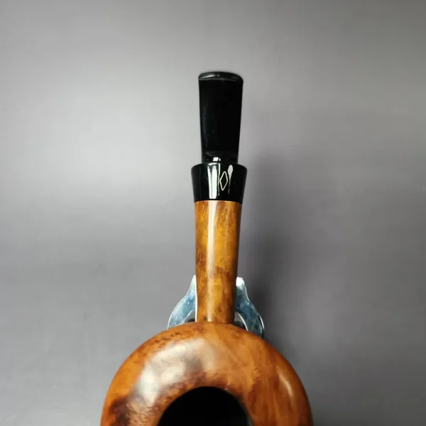 Brebbia Calabash Argento 2 Smooth Estate Briar Pipe, Italian Estates - Image 8