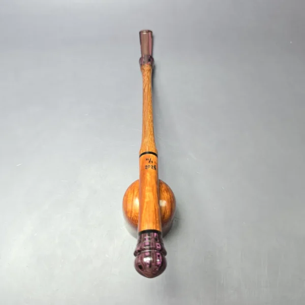 Moonlight Pipes "Ultra-Cavalier" w/Olivewood Handmade Briar Pipe, New - Image 8