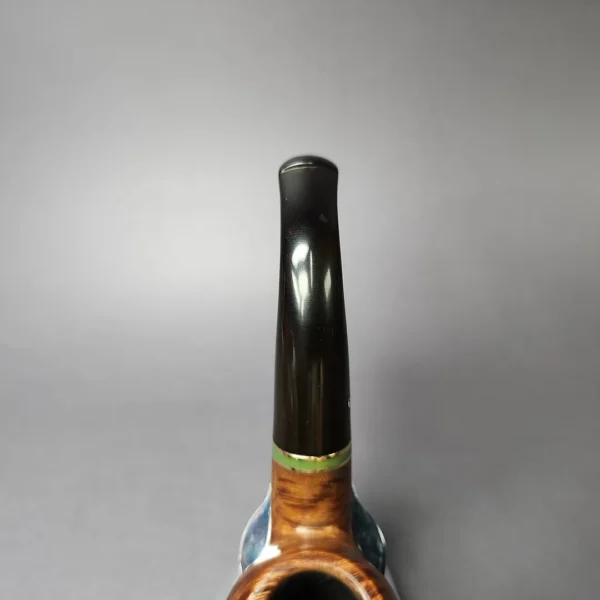 Peterson Emerald 03 Smooth Bent Apple Estate Briar Pipe, Irish Estates - Image 8