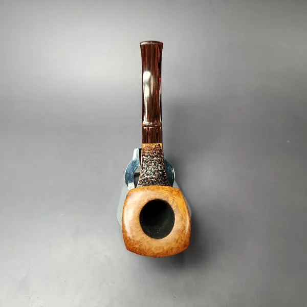 Stanwell Nordic 204 Sandblasted Panel Horn Estate Briar Pipe, Danish Estates - Image 8