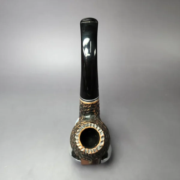 Peterson Dublin Filter XL02 Rusticated Apple Briar Pipe, Fishtail, New, 9mm - Image 8