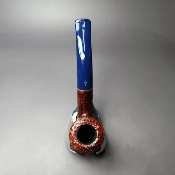 Savinelli Unica U61 Rusticated Bent Billiard Briar Pipe, 6mm, New - Image 8