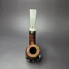 Nording Giant B XL Smooth Bent Billiard w/ Silver Estate Briar Pipe, Unsmoked - Image 8