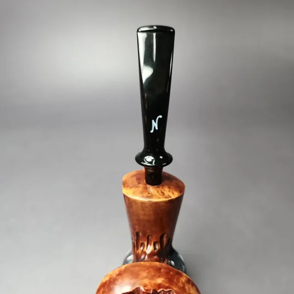 Nording Point Clear C Rusticated Freehand Estate Briar Pipe, Unsmoked - Image 8
