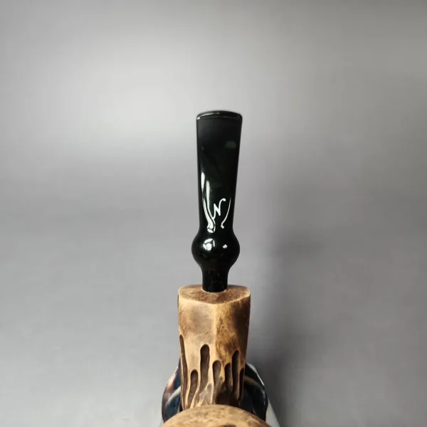 Nording Spruce Matte Rusticated Freehand Estate Briar Pipe, Unsmoked - Image 8