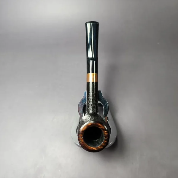 4th Generation Pipe of the Year 2023 by Bruno Nuttens Sandblasted Estate Briar Pipe, Unsmoked - Image 8