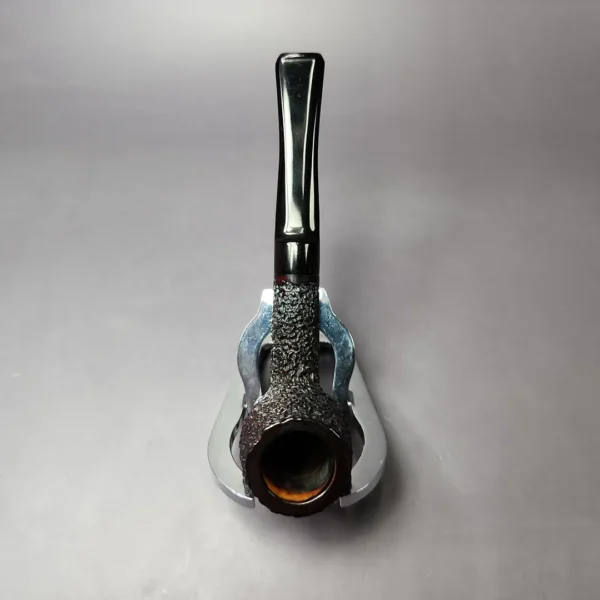 Kiko Rusticated Billiard African Block Meerschaum Estate Pipe, Other Estates - Image 8