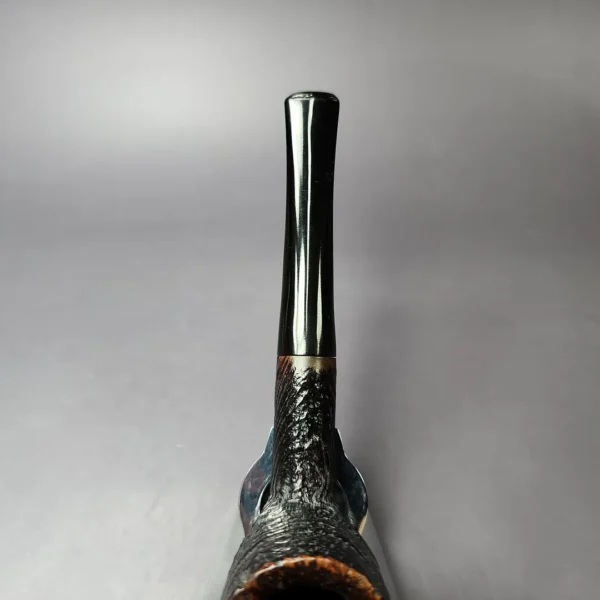 Imported Briar Sandblasted Large Billiard Estate Briar Pipe, Other Estates - Image 8