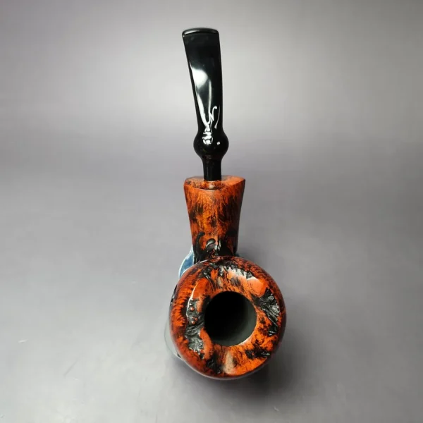 Nording Partially Rusticated Freehand Estate Briar Pipe, Unsmoked - Image 8