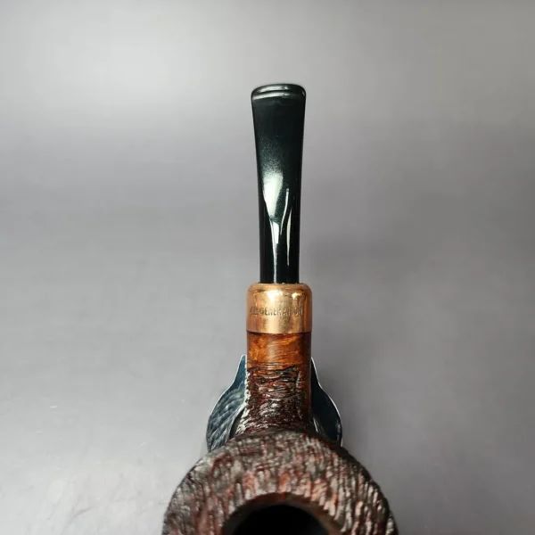 4th Generation (by Ascorti) Forza Grappa 1897 Rusticated Dublin Estate Briar Pipe, Unsmoked - Image 8