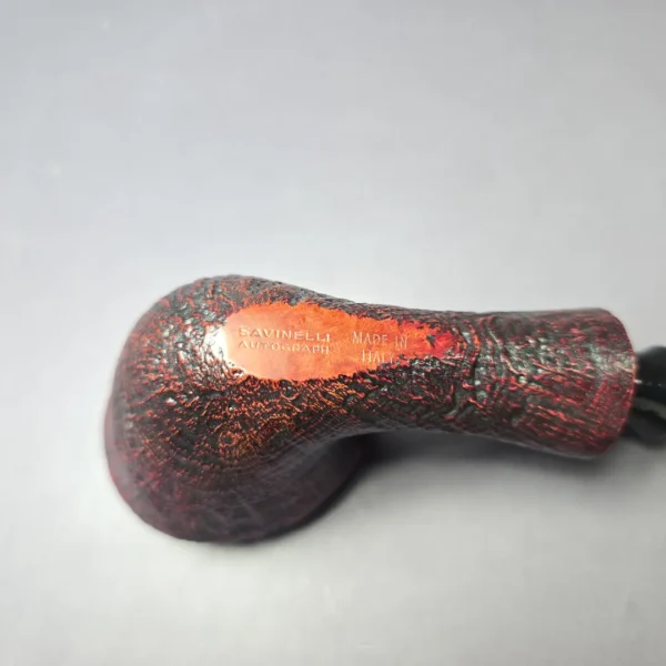 Savinelli Autograph Sandblasted Dublin Estate Briar Pipe, Italian Estates - Image 8