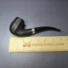 Ferndown Bark 3 Star XL Panel Bent Billiard Estate Briar Pipe, English Estates - Image 8