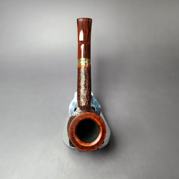 Caesare Barontini Padua 02 Sandblasted Lovat Estate Briar Pipe, Unsmoked, 9mm - Image 8