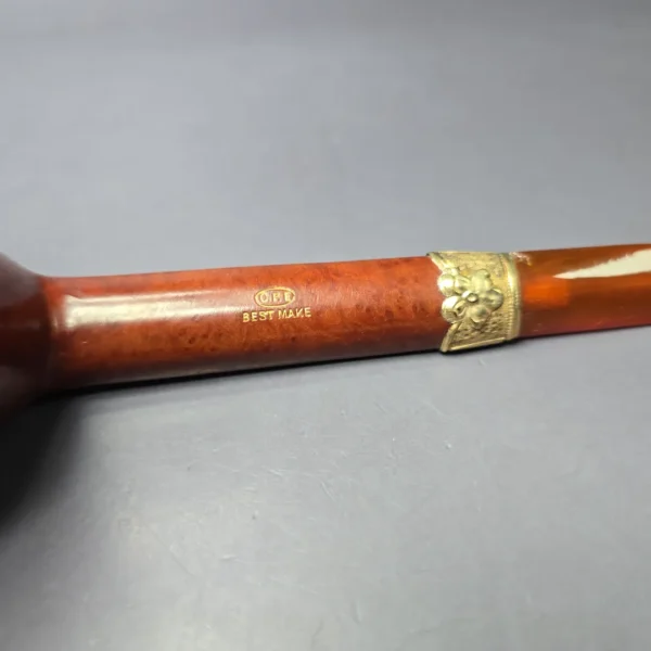 19th c. CPF Best Make Smooth Canadian w/ Gold Antique Estate Briar Pipe, Unsmoked - Image 8