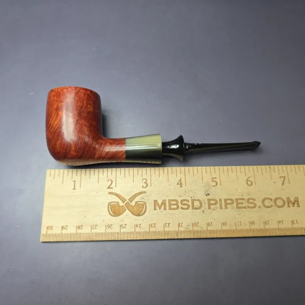 Savinelli Nonpareil 9128 Smooth Billiard Estate Briar Pipe, Italian Estates - Image 8