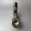 Peter Toth Contrast Sandblasted Freehand w/ Purpleheart Briar Pipe, New - Image 8