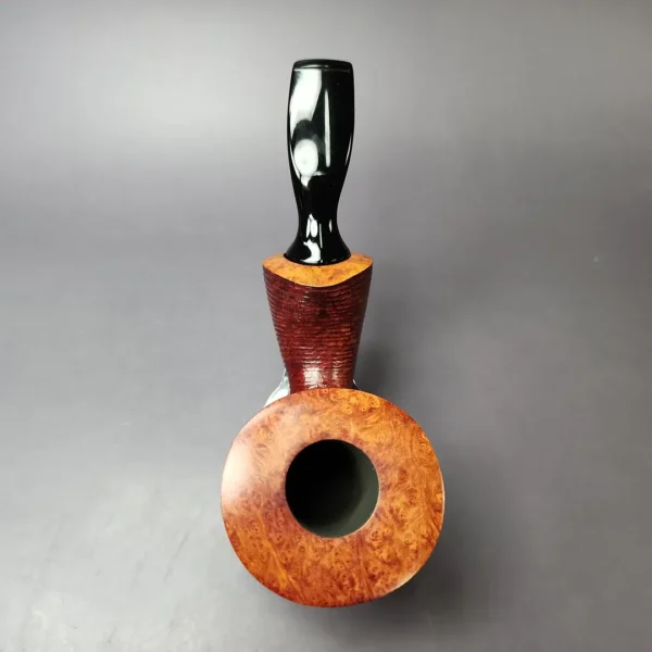 Manfred Hortig Rusticated Freehand Estate Briar Pipe, Unsmoked, 9mm - Image 8
