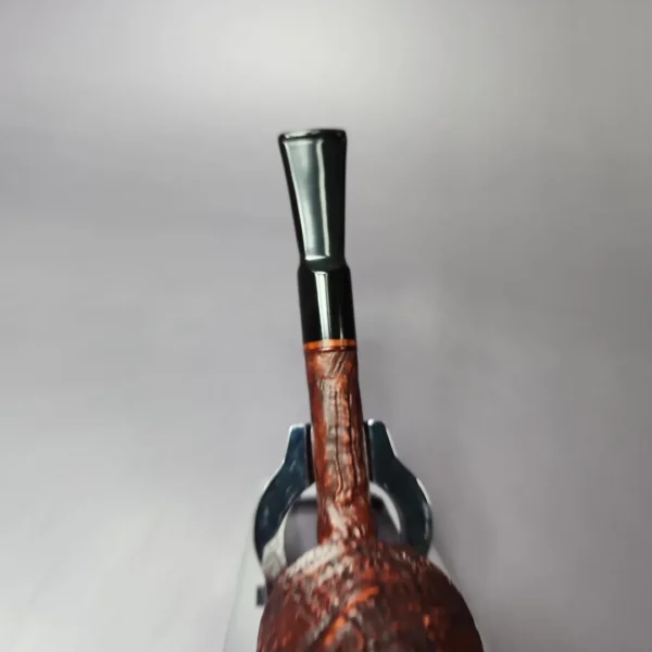 Proxima by Piero Vitale, Contrast Sandblasted Egg Briar Pipe, New - Image 8