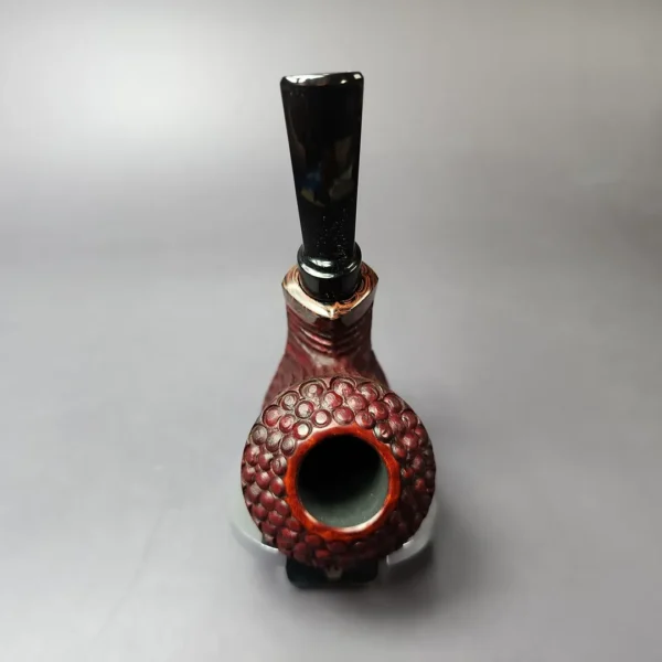 Md. Angga Rusticated Calabash w/ Cumberland Handmade Briar Pipe, New - Image 8