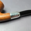 WDC Sterling Hand Made Army Mount Bent Billiard Estate Briar Pipe, American Estates - Image 8