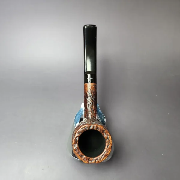 Barling King 6199 Sandblasted Billiard Estate Briar Pipe, English Estates - Image 9