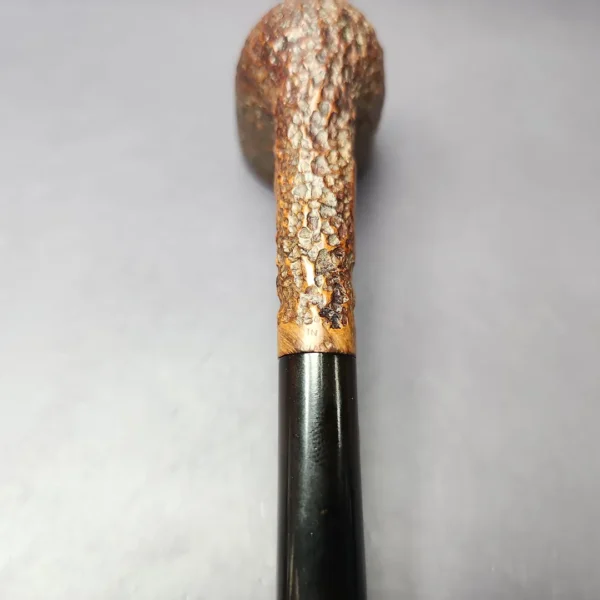 The Dunsboro Pipe by Marxman Rusticated Billiard Estate Briar Pipe, American Estates - Image 9