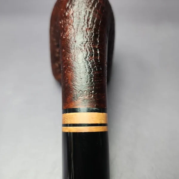 Chacom Erica 1205 Sandblasted Bent Billiard Estate Briar Pipe, Unsmoked - Image 9