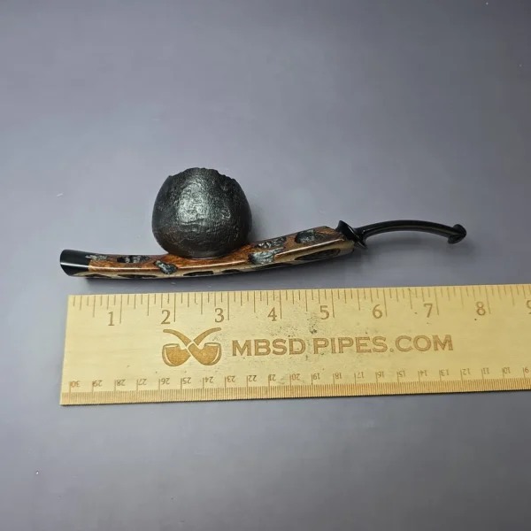 Moonlight Pipes "Termitarium" Handmade Briar Pipe, New - Image 9