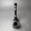 4th Generation Klassisk 401 Sandblasted Bent Billiard Estate Briar Pipe, Unsmoked - Image 9
