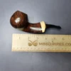 HS Studio Smooth Asymmetrical Blowfish w/ Boxwood Estate Briar Pipe, Unsmoked - Image 9