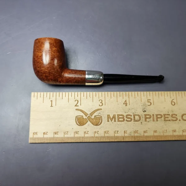 WDC Sterling Hand Made Army Mount Billiard Estate Briar Pipe, American Estates - Image 9