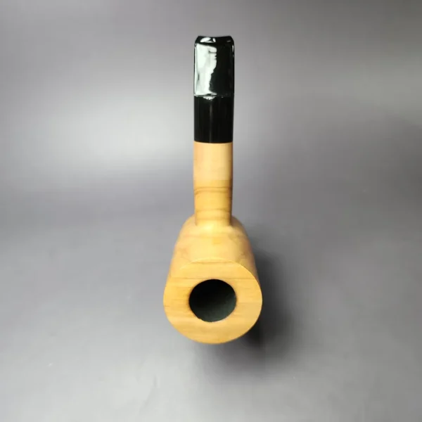 Mario Grandi XL Smooth Poker Estate Olive Wood Pipe, Italian Estates - Image 9