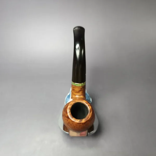 Peterson Emerald 03 Smooth Bent Apple Estate Briar Pipe, Irish Estates - Image 9