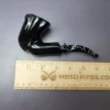 Nording Black Smooth Freehand Estate Briar Pipe, Unsmoked - Image 9