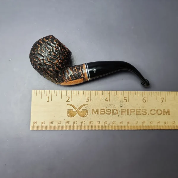Peterson Dublin Filter XL02 Rusticated Apple Briar Pipe, Fishtail, New, 9mm - Image 9