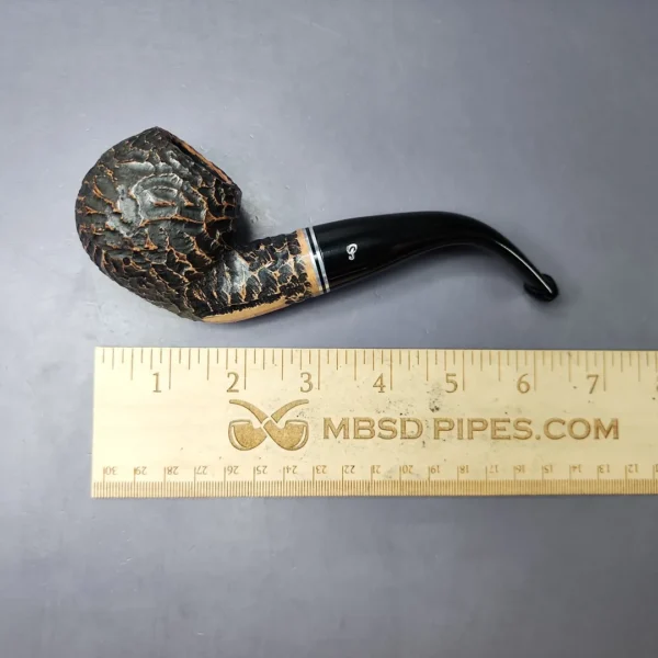 Peterson Dublin Filter XL02 Rusticated Apple Briar Pipe, Fishtail, New, 9mm - Image 9