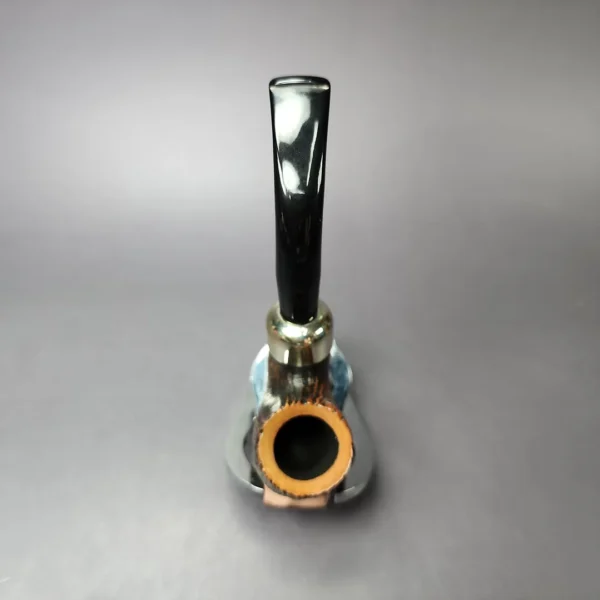 Peterson Arklow 304 Sandblasted Oom Paul Sitter Briar Pipe, New - Image 9