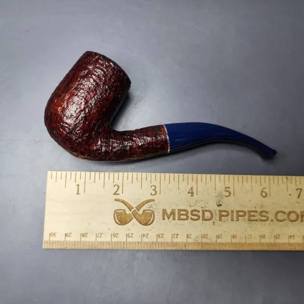 Savinelli Unica U61 Rusticated Bent Billiard Briar Pipe, 6mm, New - Image 9