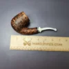 Nording Giant B XL Smooth Bent Billiard w/ Silver Estate Briar Pipe, Unsmoked - Image 9