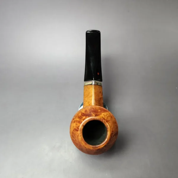 Ser Jacopo La Fuma Smooth Bulldog w/Silver Estate Briar Pipe, Italian Estates, 9mm - Image 9
