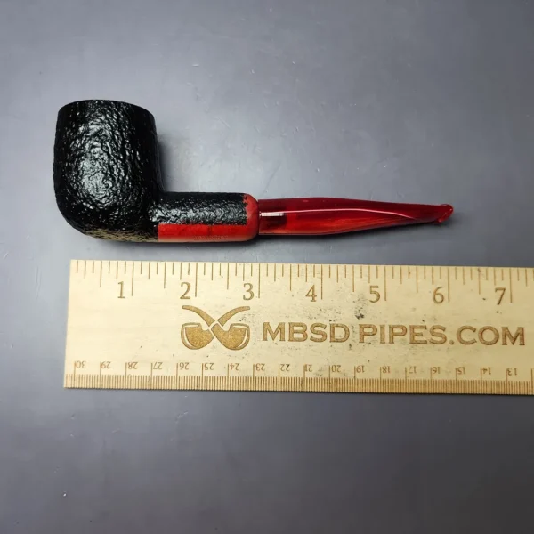 Cesare Barontini Vulcano 01 Sandblasted Billiard Estate Briar Pipe, Unsmoked, 9mm - Image 9