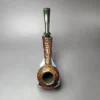HS Studio Sandblasted Long Shank Acorn w/ Plateaux Estate Briar Pipe, Unsmoked - Image 9
