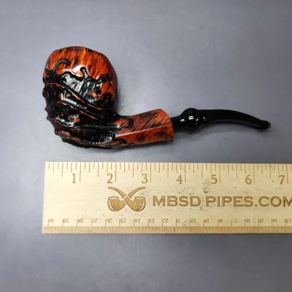 Nording Partially Rusticated Freehand Estate Briar Pipe, Unsmoked - Image 9