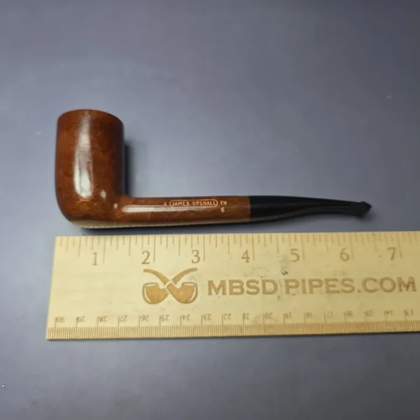 James Upshall A Grade Grp 6 Smooth "Newmarket" Stack Estate Briar Pipe, Unsmoked - Image 9
