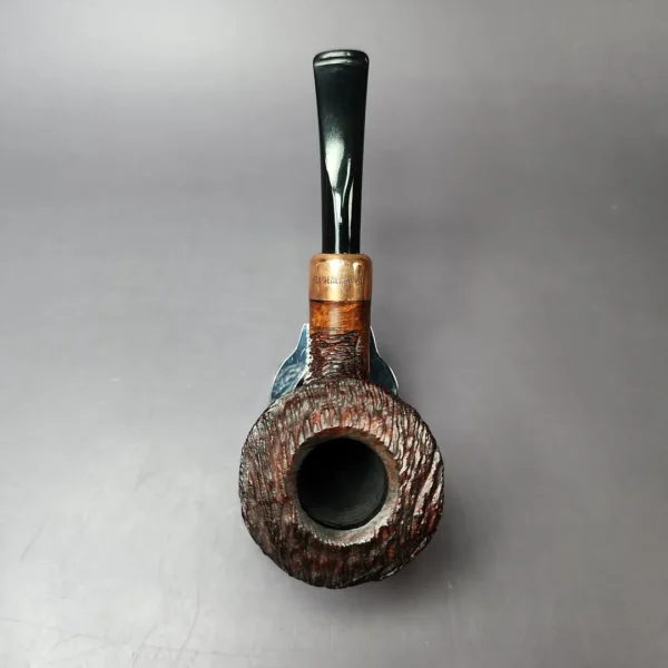 4th Generation (by Ascorti) Forza Grappa 1897 Rusticated Dublin Estate Briar Pipe, Unsmoked - Image 9