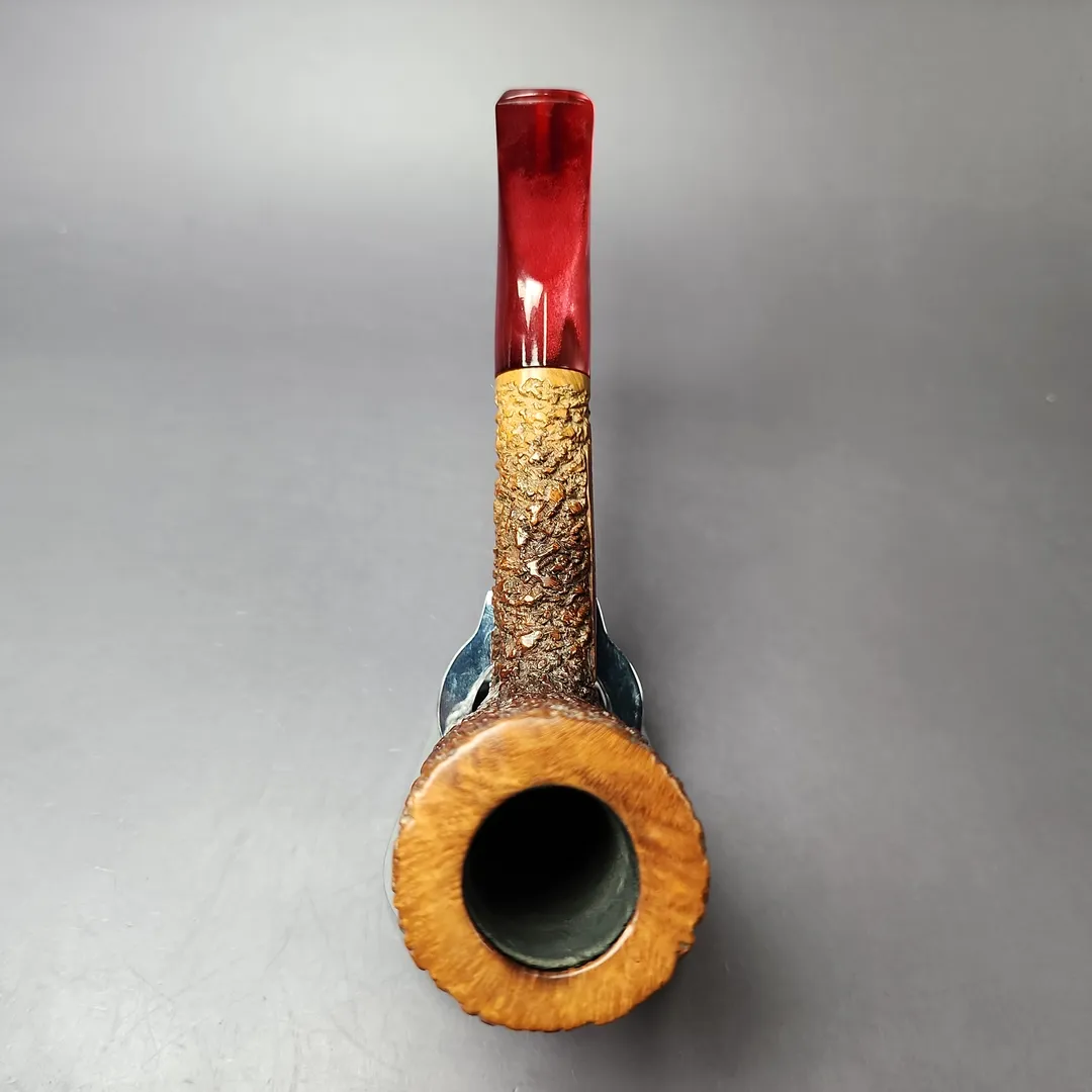 Sam Martin Christmas 1991 Carved Liverpool Estate Briar Pipe, American Estates - Image 9