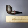 Peter Toth Contrast Sandblasted Freehand w/ Purpleheart Briar Pipe, New - Image 9