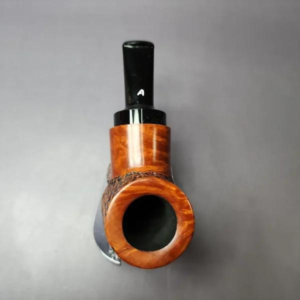 Ascorti Cool Business Reverse Calabash Poker Estate Briar Pipe, Italian Estates - Image 9