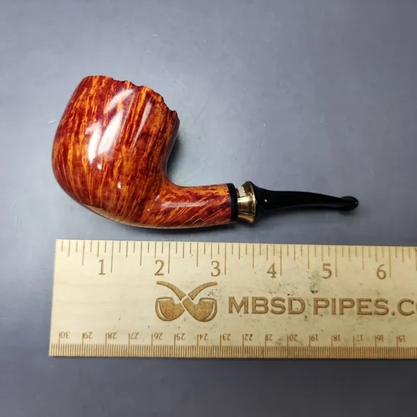 4th Generation (by Nording) Frihand Red Grain A Smooth Freehand Estate Briar Pipe, Unsmoked - Image 9