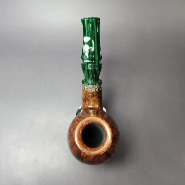 Rinaldo Triade Titiania YYY (3) Smooth Apple Estate Briar Pipe, Unsmoked - Image 9
